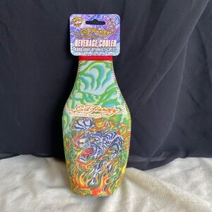 NEW Ed Hardy Christian Audigier Tiger Bottle Koozie